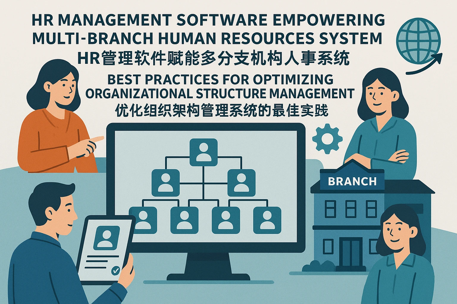 HR管理软件赋能多分支机构人事系统：优化组织架构管理系统的最佳实践