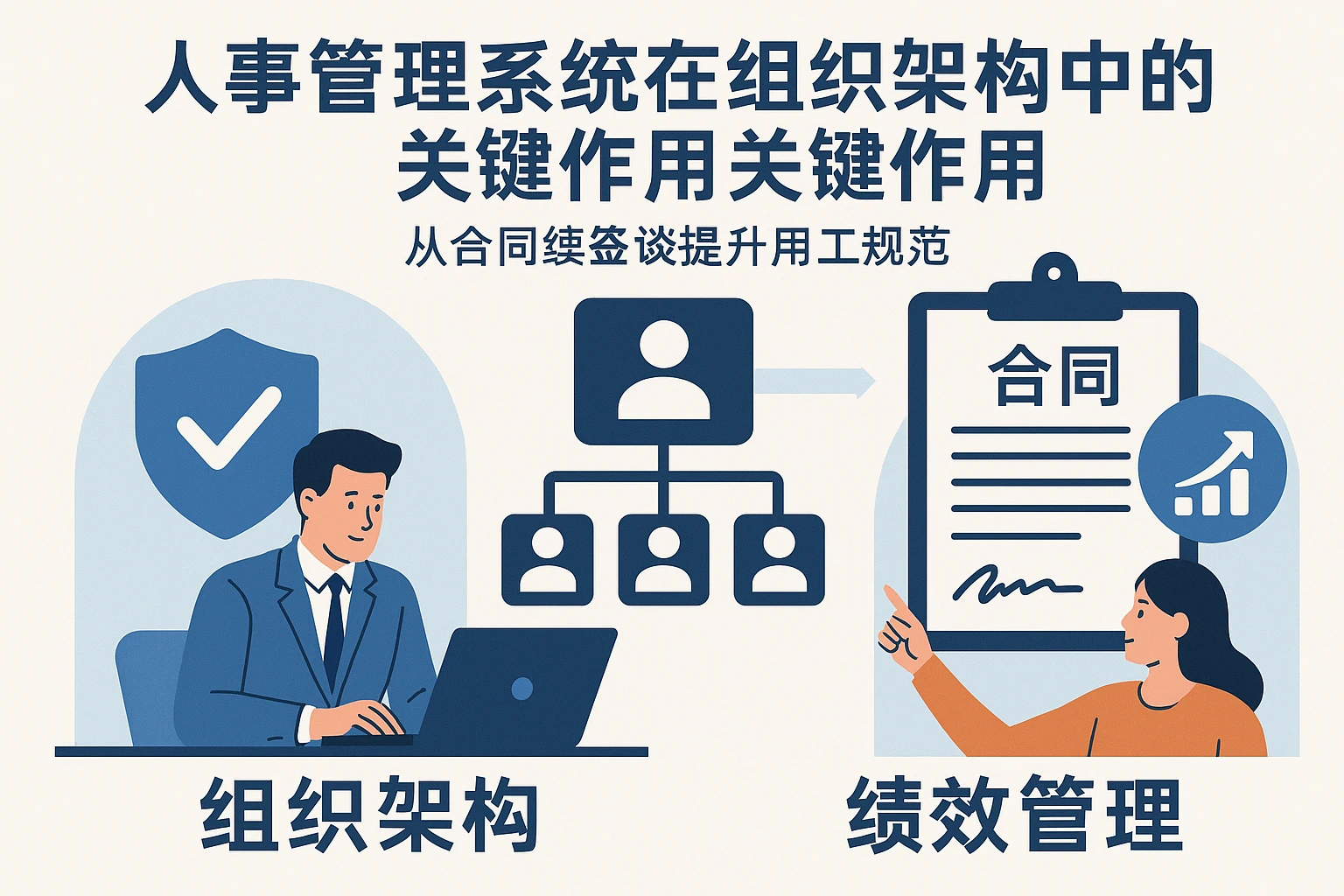 人事管理系统在组织架构与绩效管理中的关键作用：从合同续签谈提升用工规范