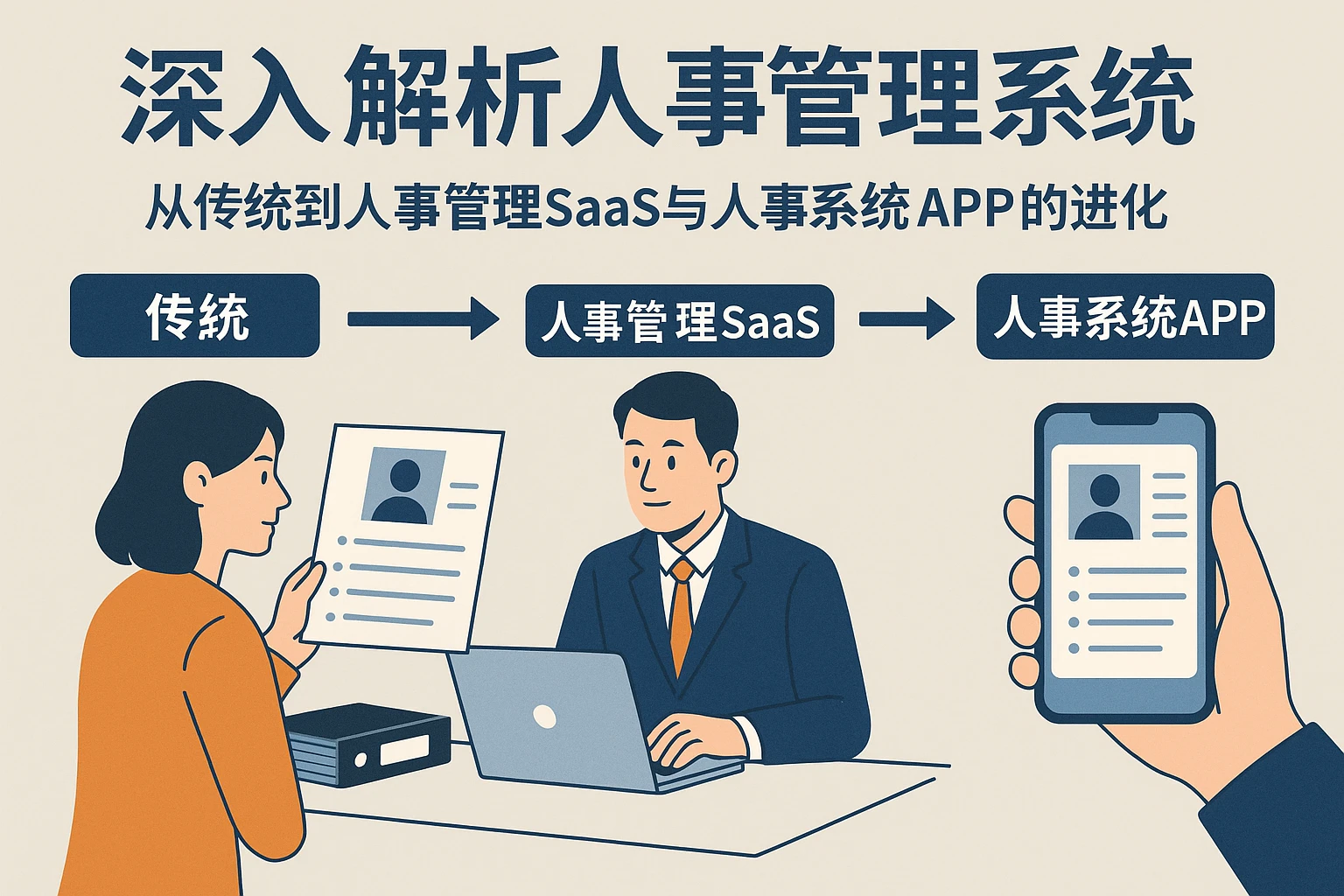 深入解析人事管理系统：从传统到人事管理SaaS与人事系统APP的进化