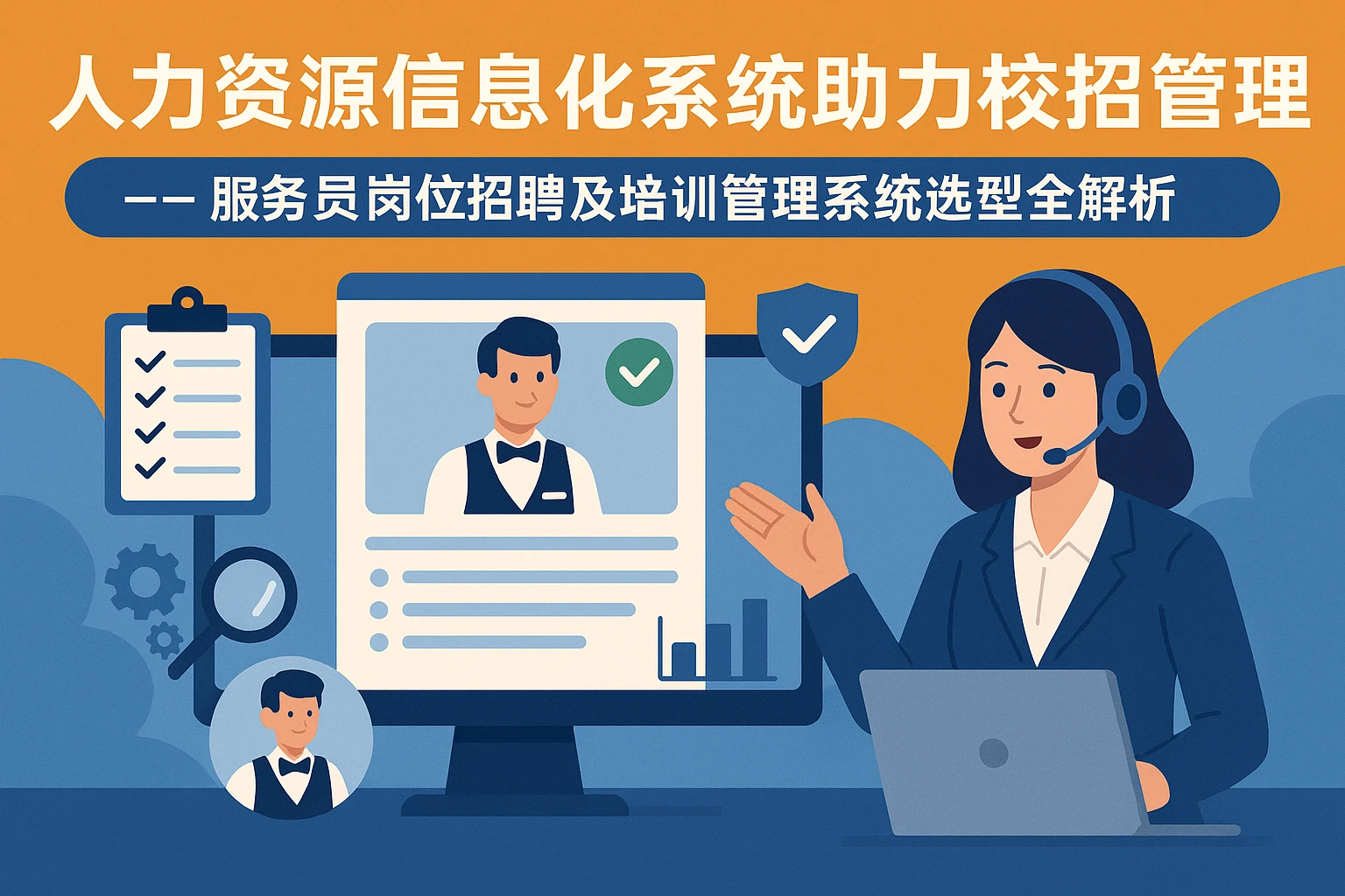 人力资源信息化系统助力校招管理 —— 服务员岗位招聘及培训管理系统选型全解析