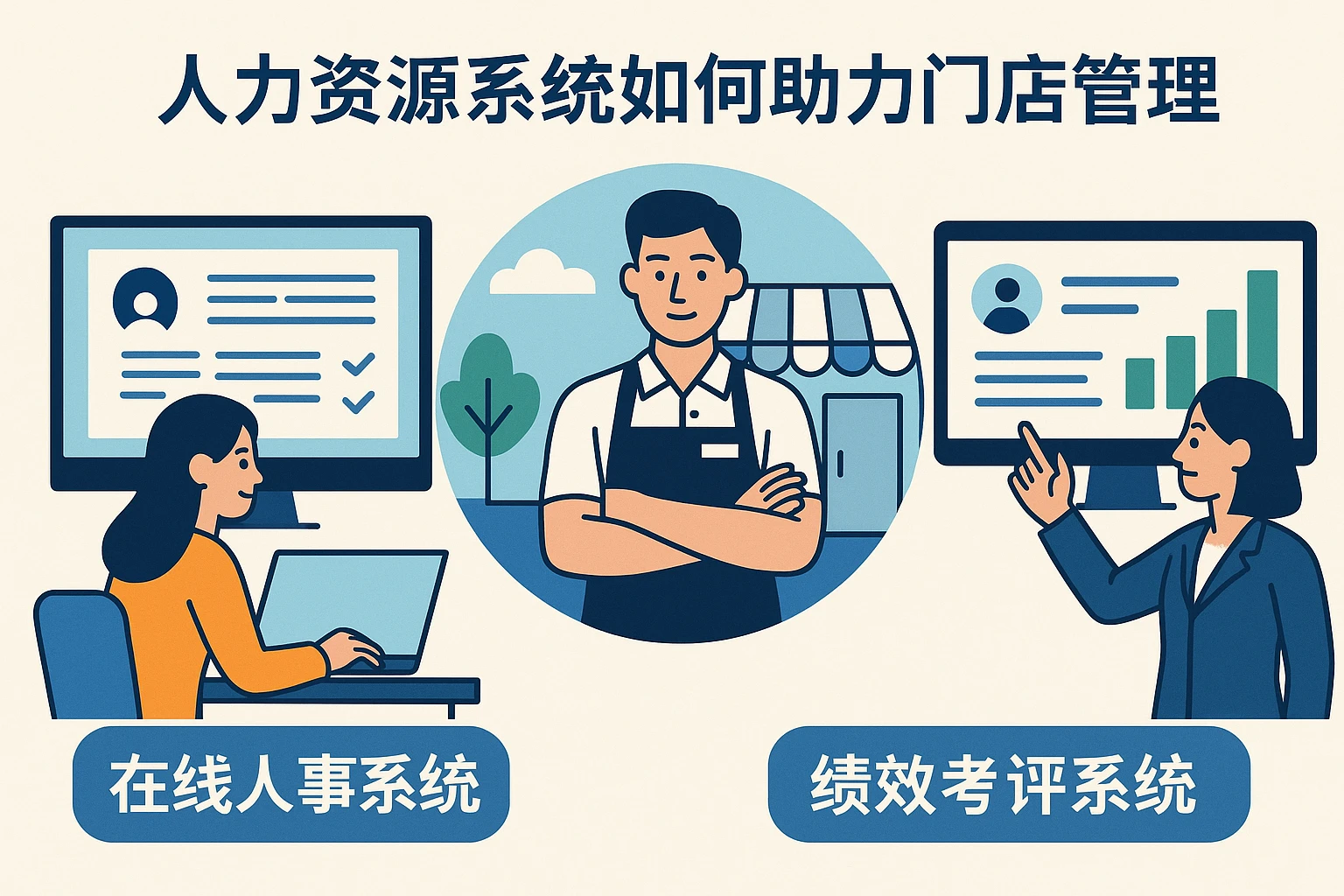 人力资源系统如何助力门店管理：在线人事系统与绩效考评系统的深入实践