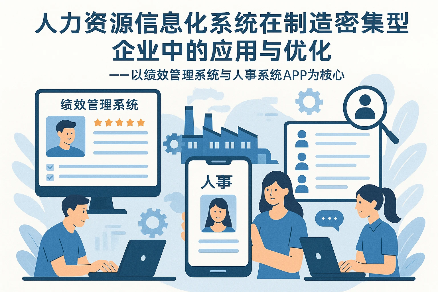 人力资源信息化系统在制造密集型企业中的应用与优化——以绩效管理系统与人事系统APP为核心