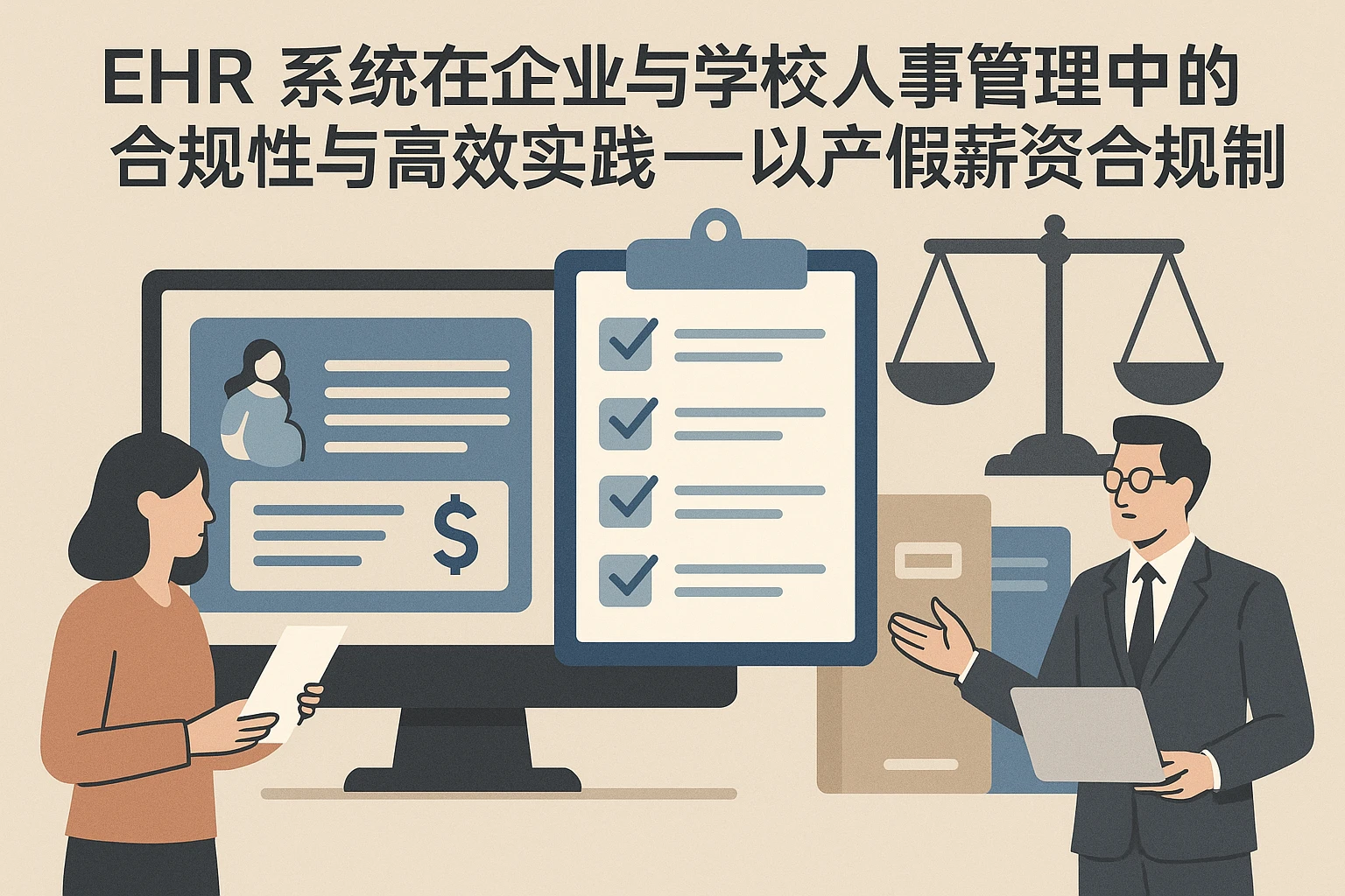 EHR系统在企业与学校人事管理中的合规性与高效实践——以产假薪资合规管理为例