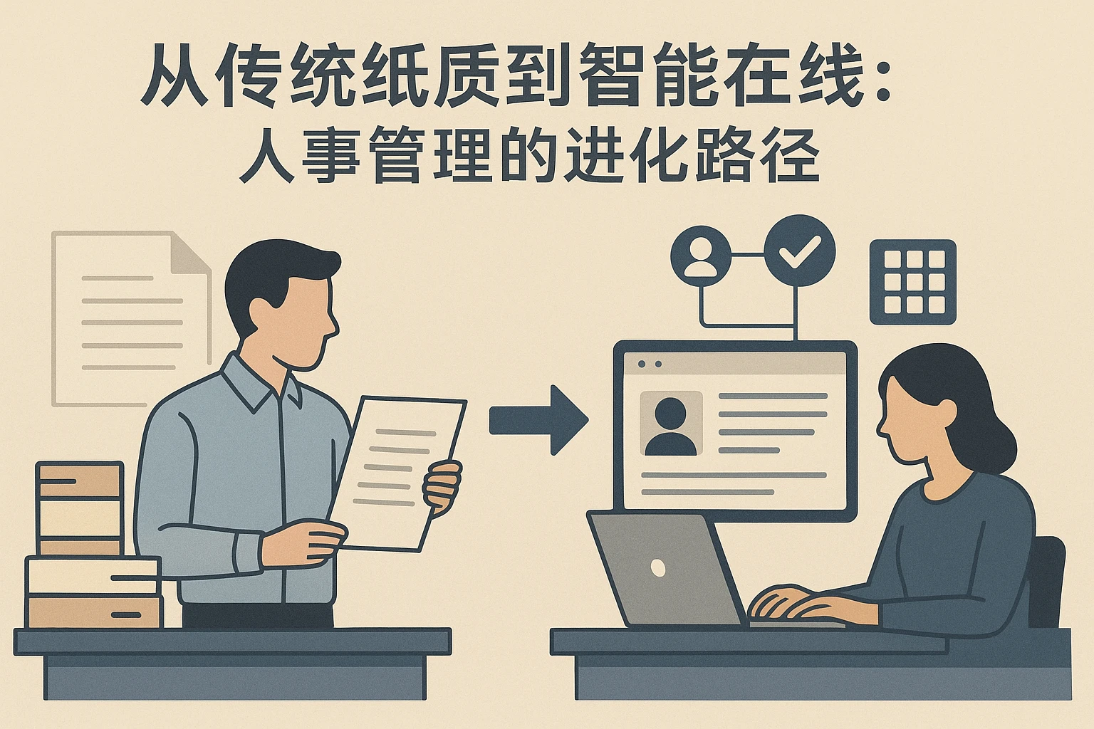从传统纸质到智能在线：人事管理的进化路径