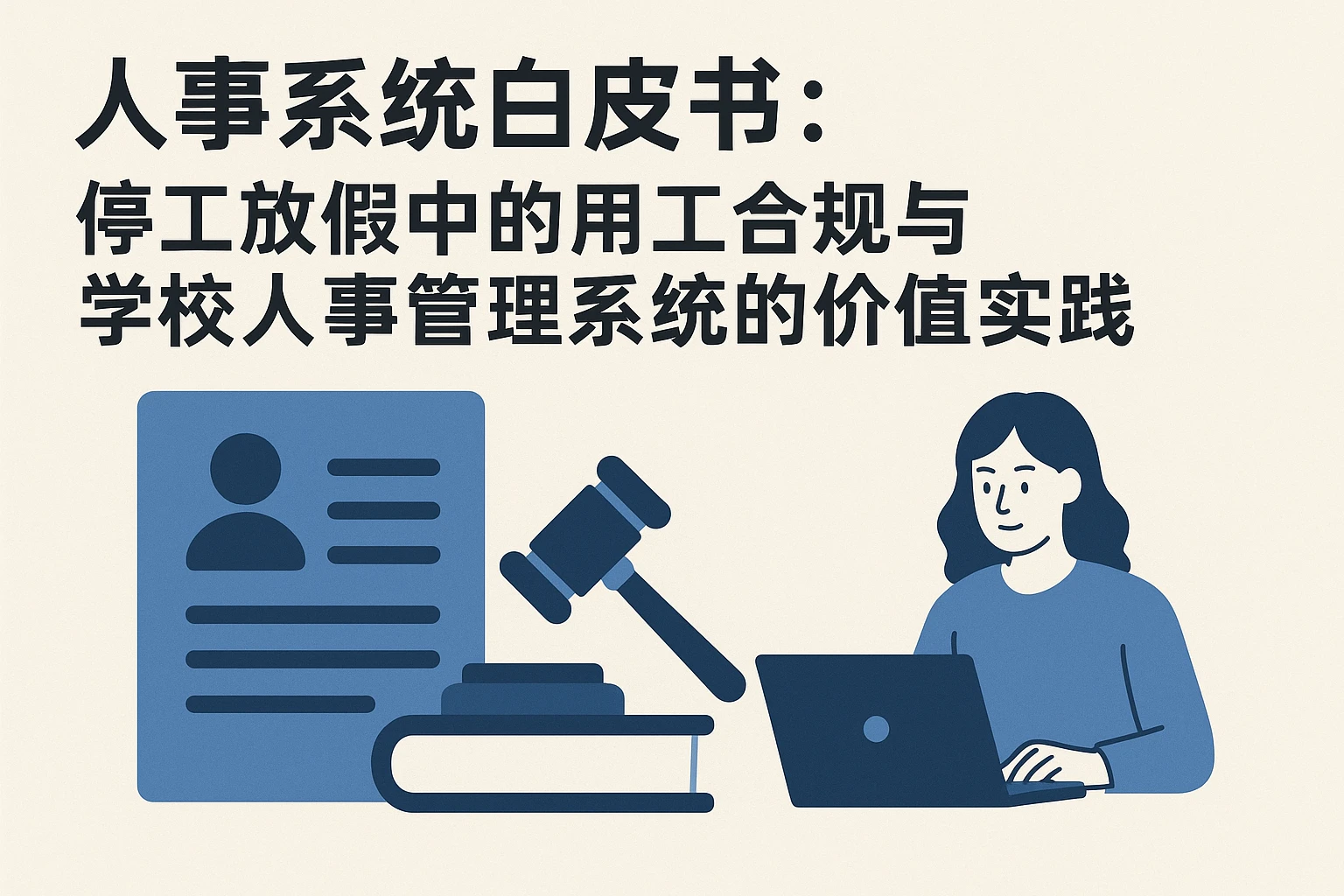人事系统白皮书：停工放假中的用工合规与学校人事管理系统的价值实践
