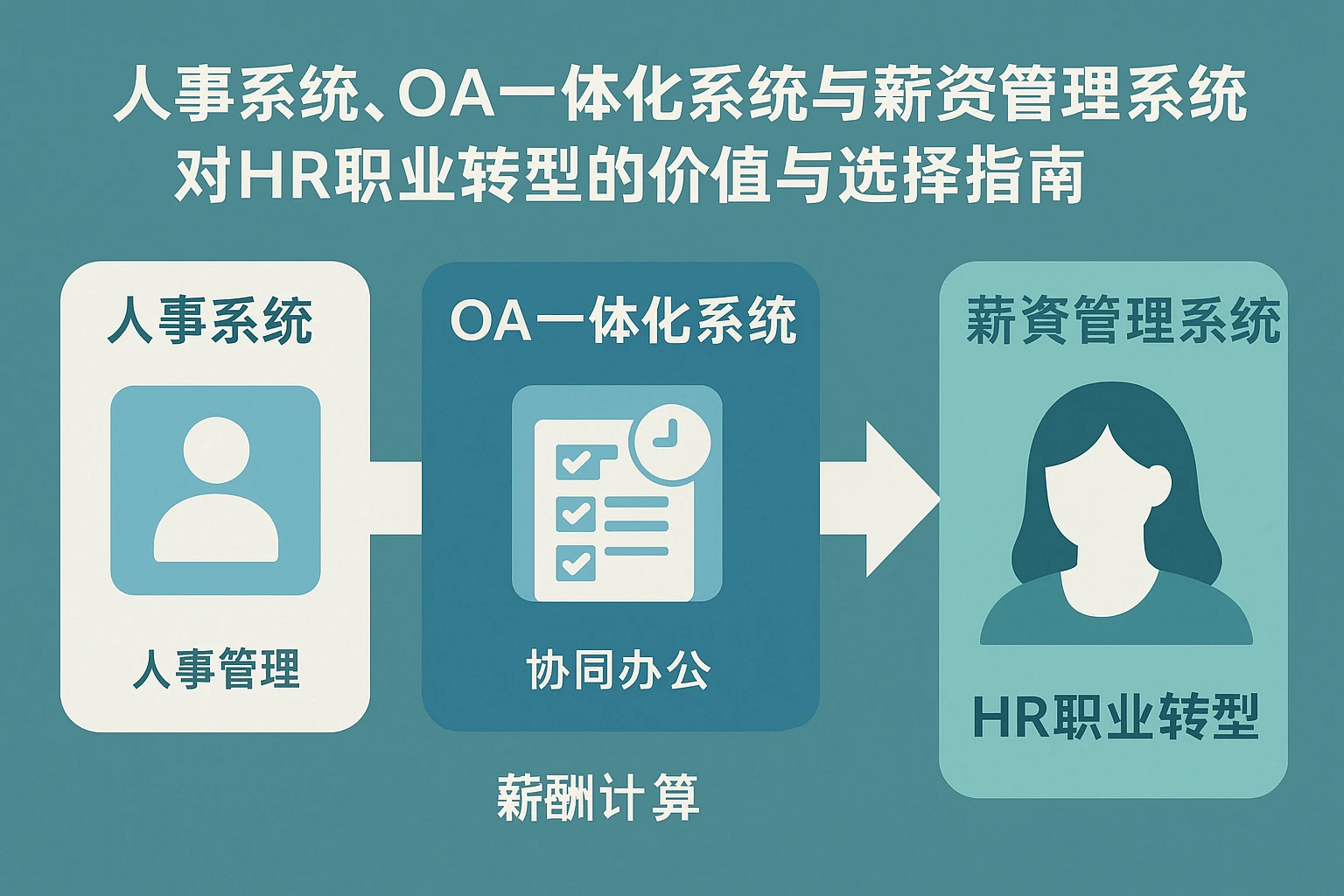 人事系统、OA一体化系统与薪资管理系统对HR职业转型的价值与选择指南