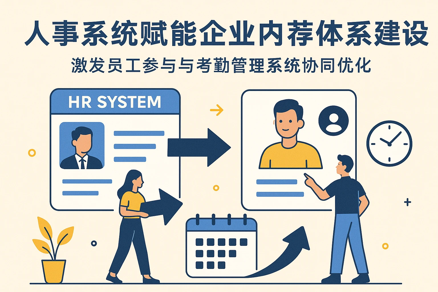 人事系统赋能企业内荐体系建设——激发员工参与与考勤管理系统协同优化