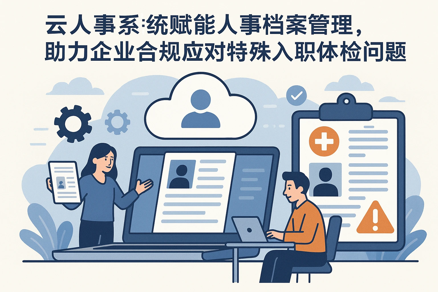 云人事系统赋能人事档案管理，助力企业合规应对特殊入职体检问题