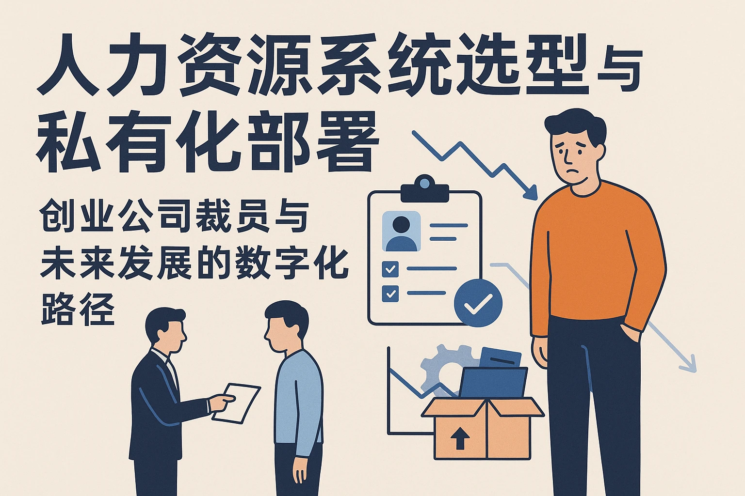 人力资源系统选型与私有化部署：创业公司裁员与未来发展的数字化路径