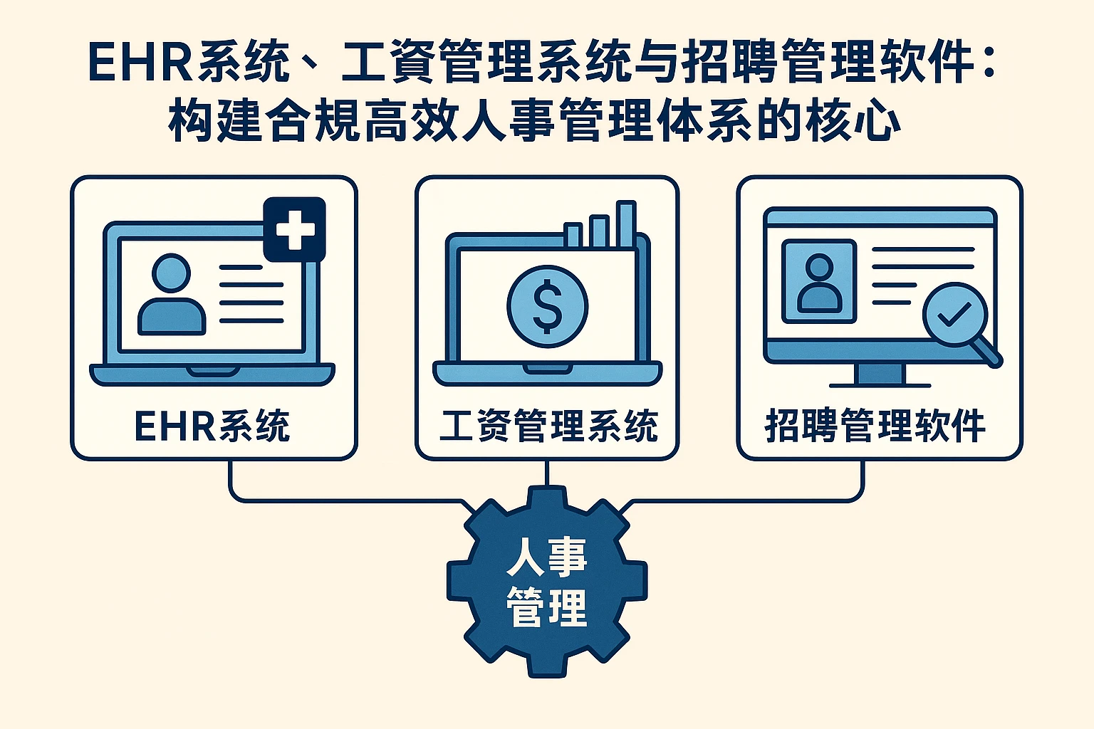 EHR系统、工资管理系统与招聘管理软件：构建合规高效人事管理体系的核心