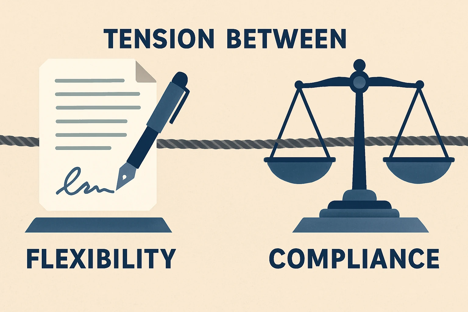 合同灵活性与合规性之间的张力