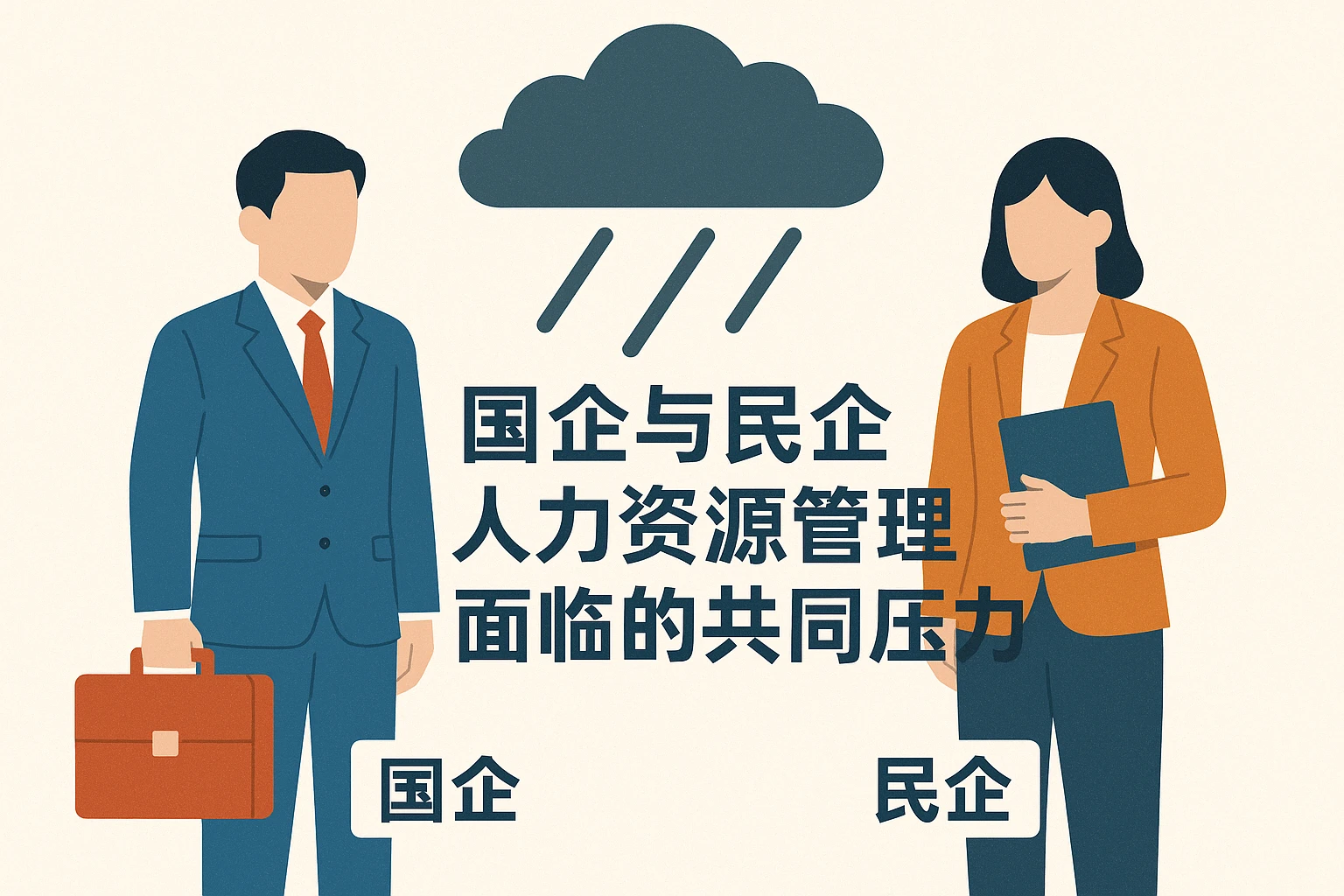 国企与民企人力资源管理面临的共同压力