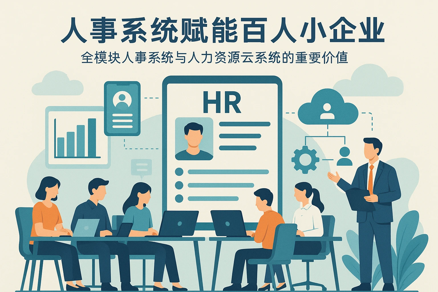人事系统赋能百人小企业，全模块人事系统与人力资源云系统的重要价值