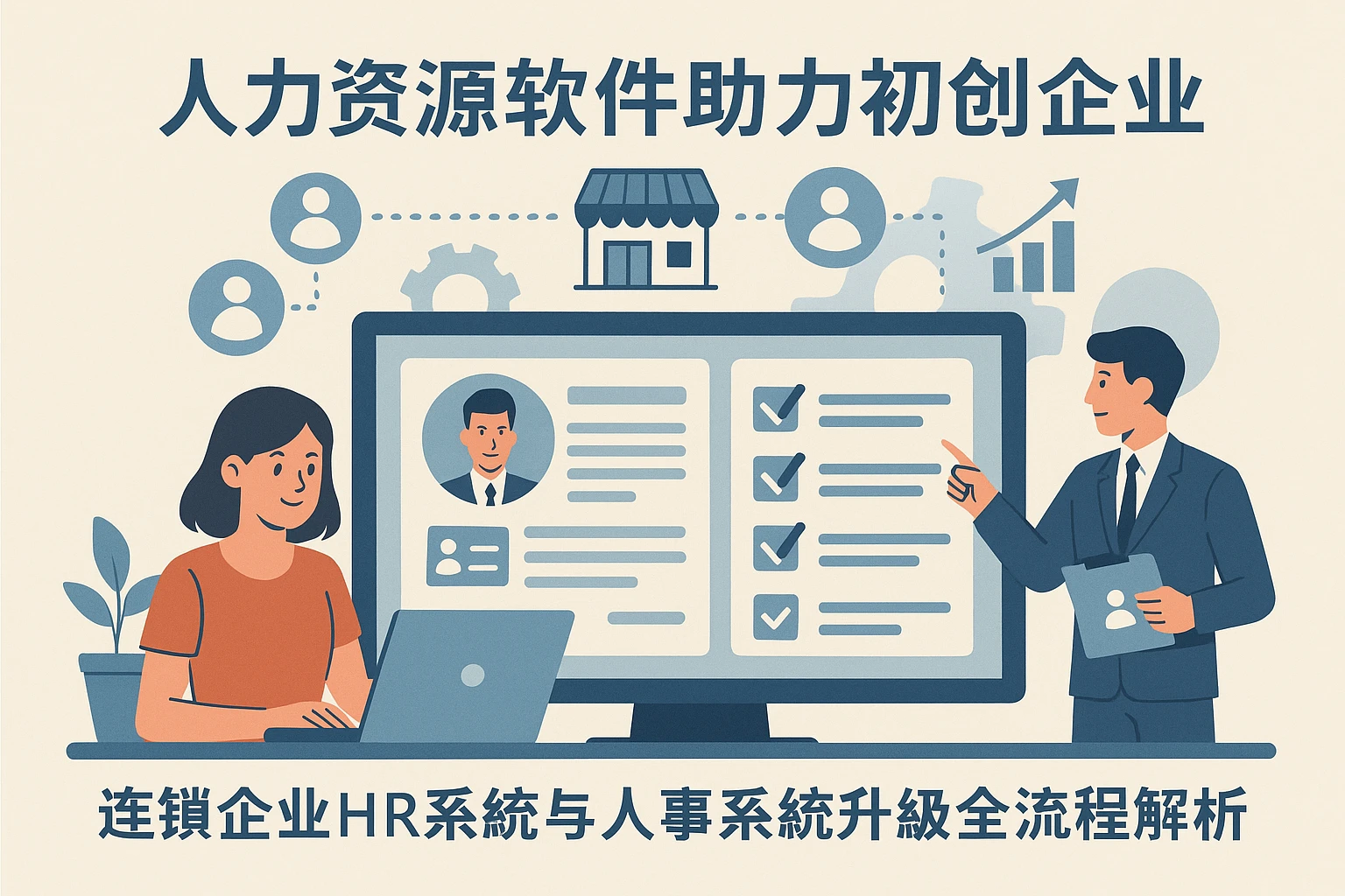 人力资源软件助力初创企业：连锁企业HR系统与人事系统升级全流程解析