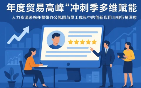 年度贸易高峰“冲刺季”多维赋能——人力资源系统在紧张办公氛围与员工成长中的创新应用与排行榜洞察