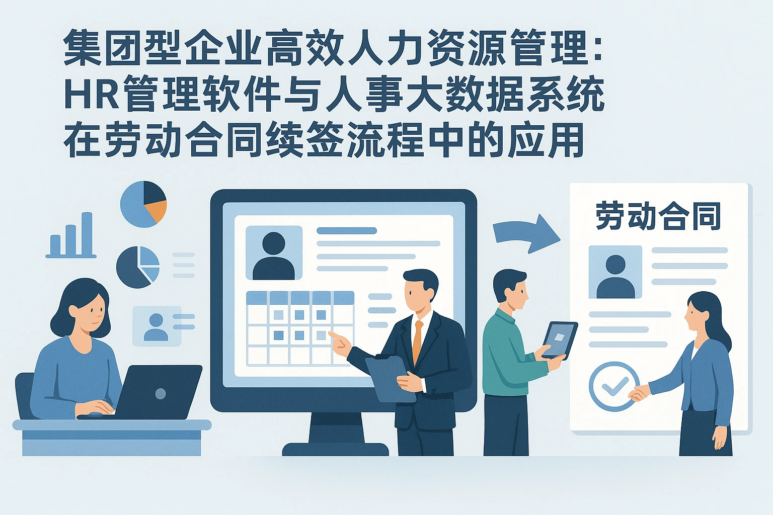 集团型企业高效人力资源管理：HR管理软件与人事大数据系统在劳动合同续签流程中的应用