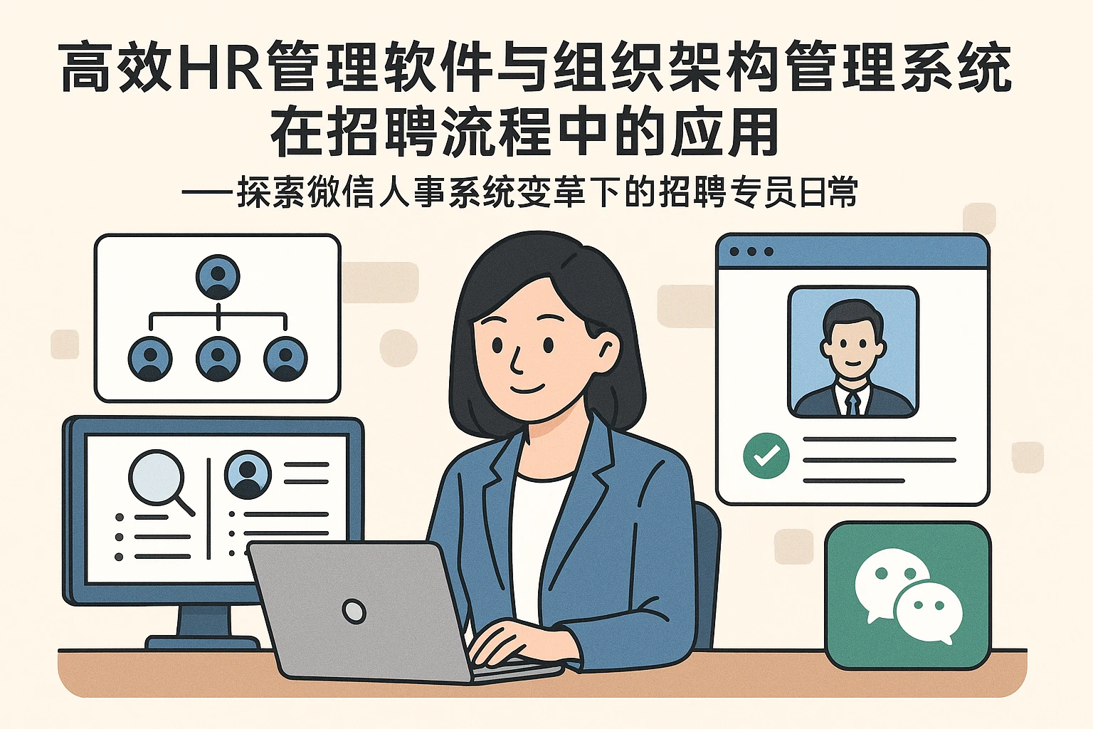 高效HR管理软件与组织架构管理系统在招聘流程中的应用——探索微信人事系统变革下的招聘专员日常