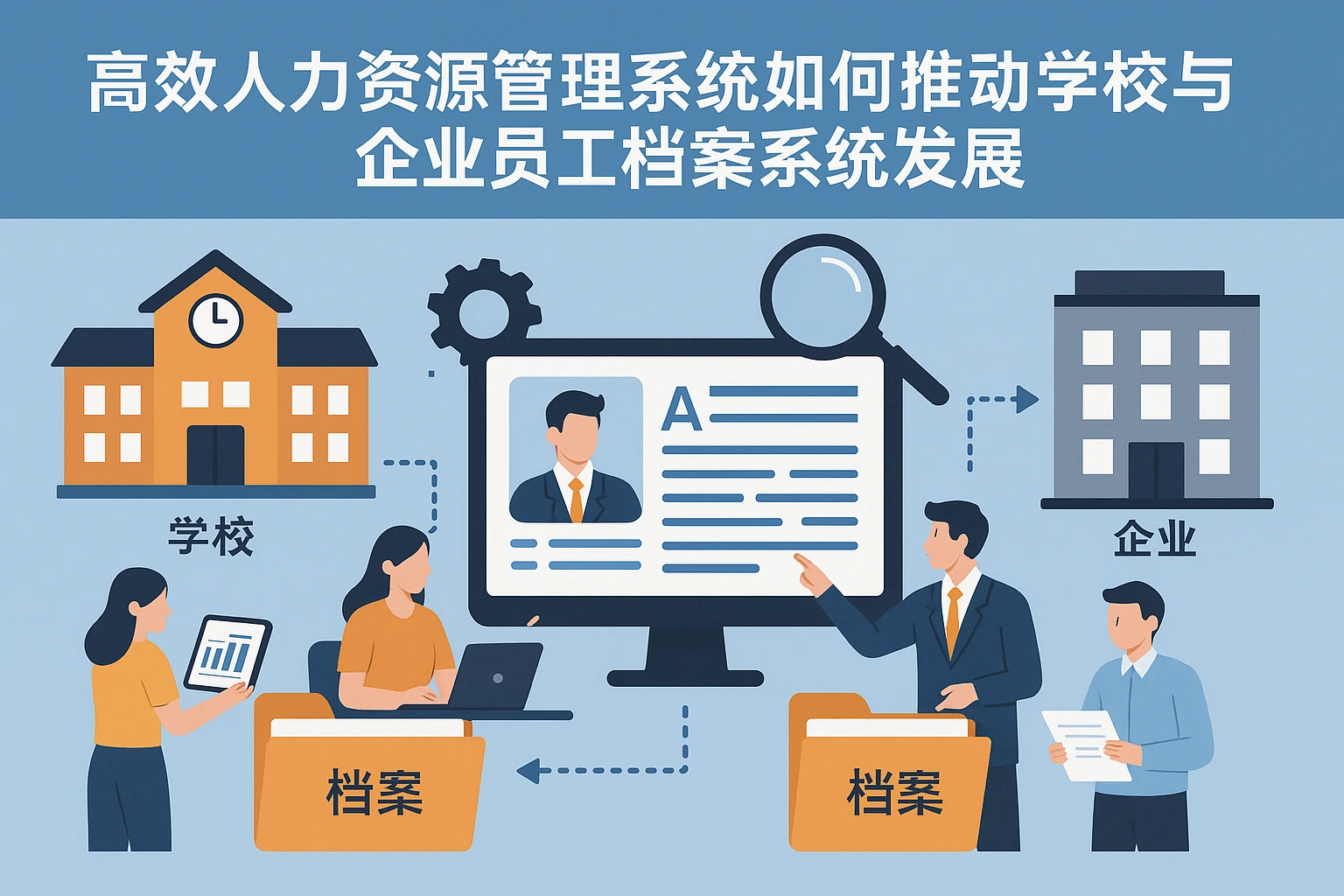 高效人力资源管理系统如何推动学校与企业员工档案系统发展