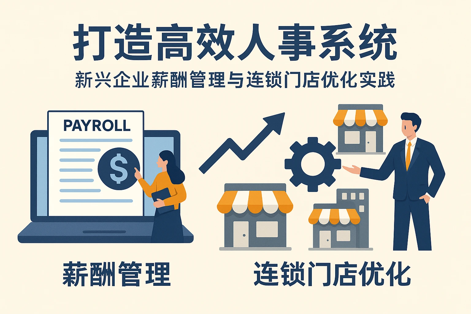 打造高效人事系统：新兴企业薪酬管理与连锁门店优化实践