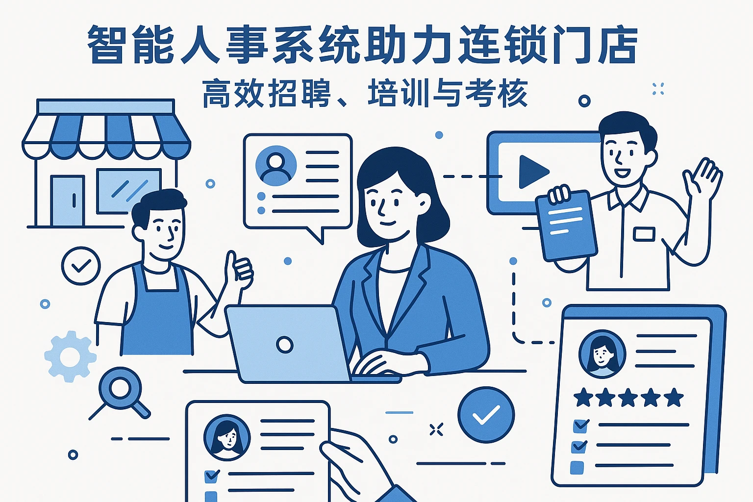 智能人事系统助力连锁门店高效招聘、培训与考核