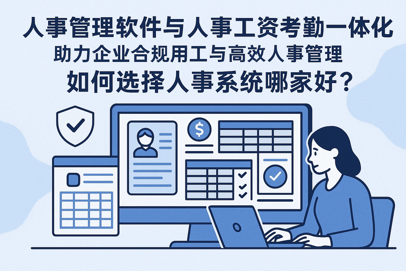 人事管理软件与人事工资考勤一体化系统，助力企业合规用工与高效人事管理——如何选择人事系统哪家好？