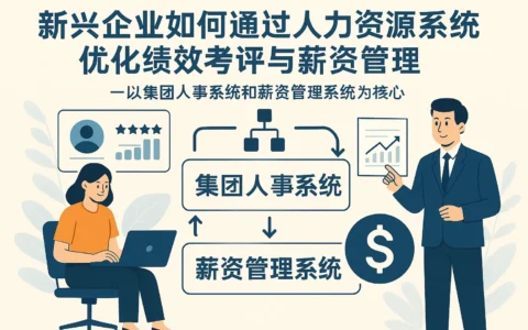 新兴企业如何通过人力资源系统优化绩效考评与薪资管理——以集团人事系统和薪资管理系统为核心