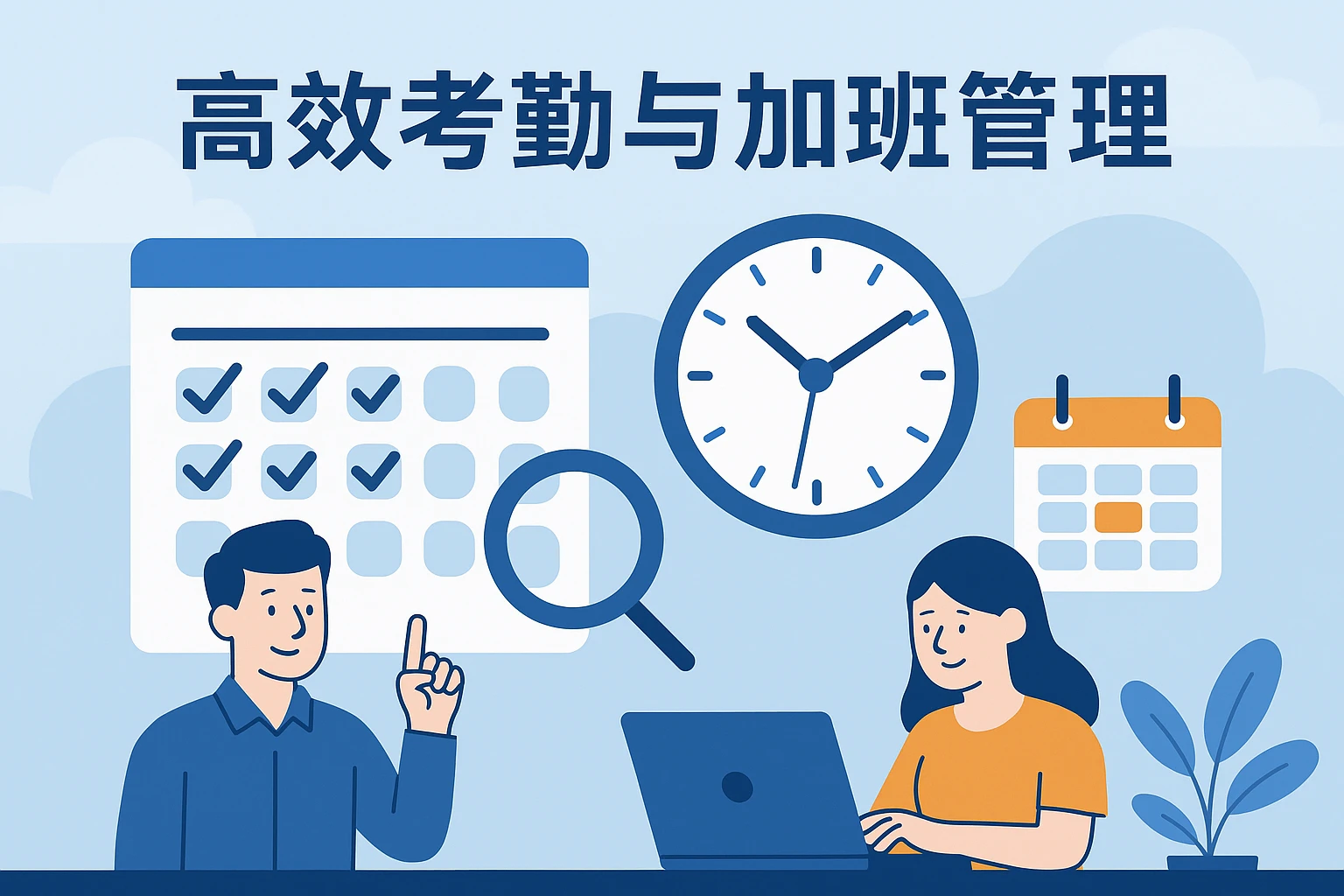 高效考勤与加班管理