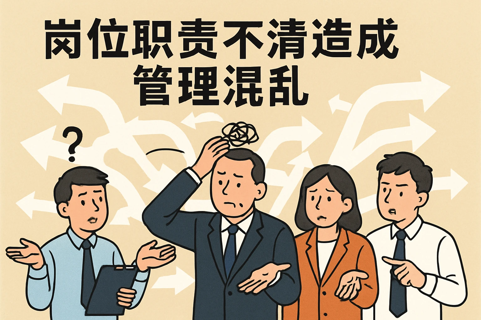 岗位职责不清造成管理混乱