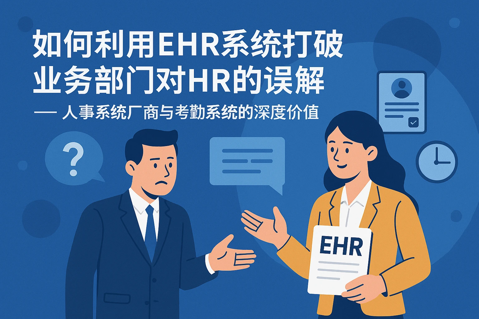 如何利用EHR系统打破业务部门对HR的误解 —— 人事系统厂商与考勤系统的深度价值