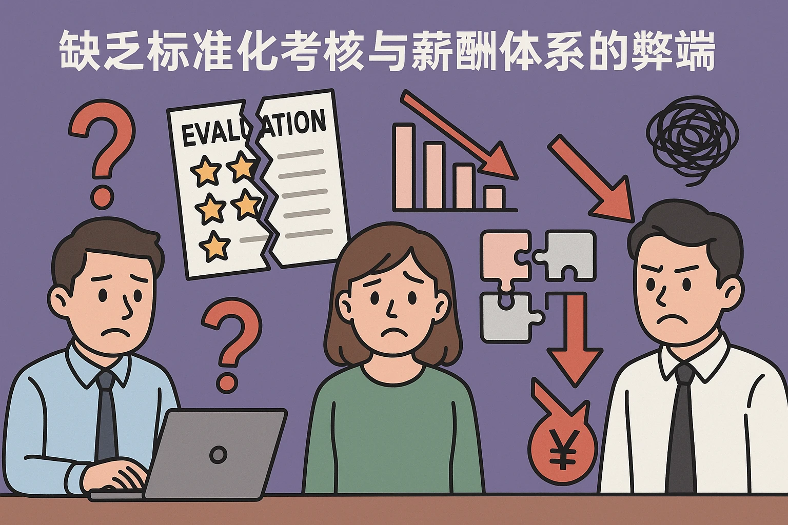 缺乏标准化考核与薪酬体系的弊端