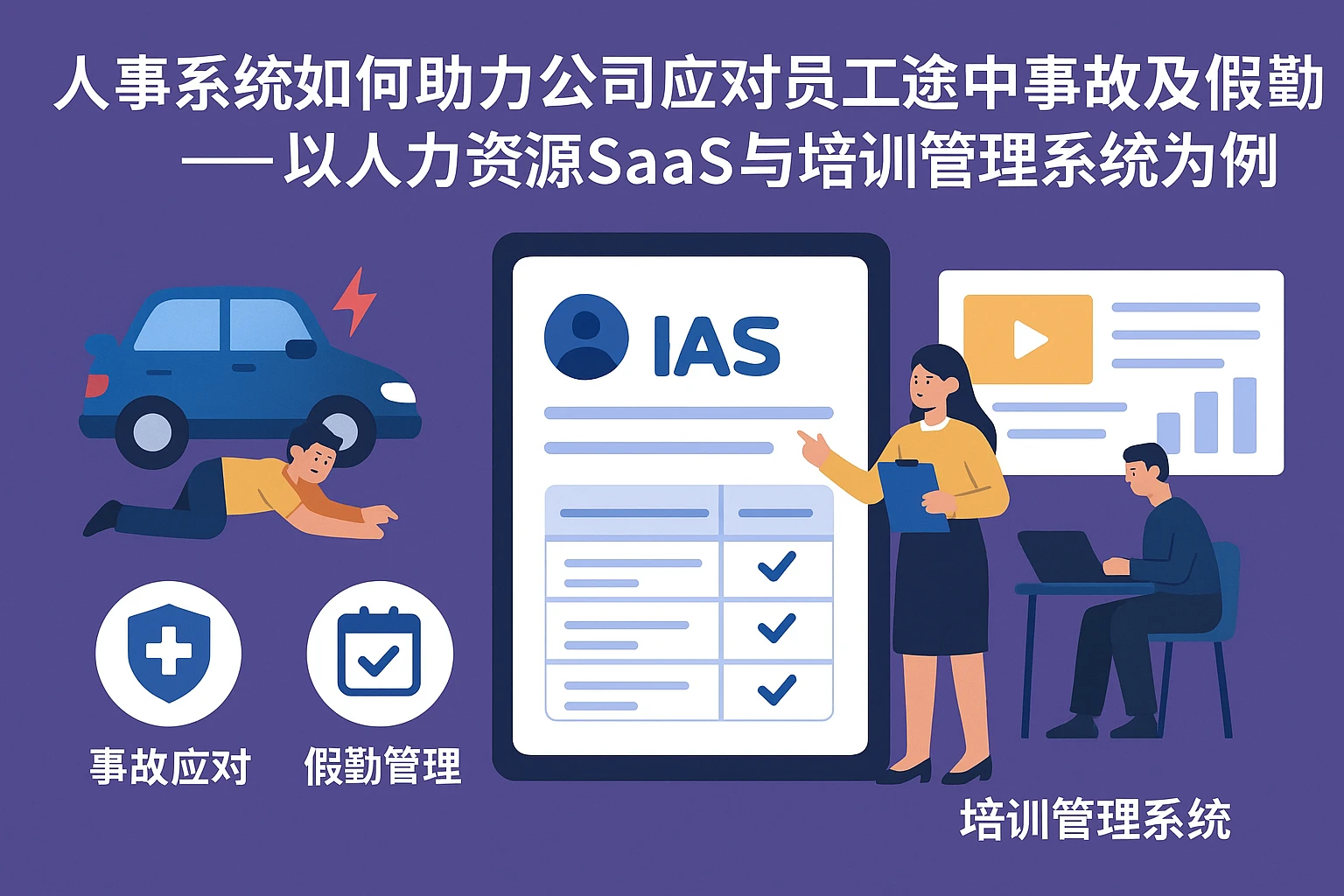 人事系统如何助力公司应对员工途中事故及假勤管理——以人力资源SaaS与培训管理系统为例