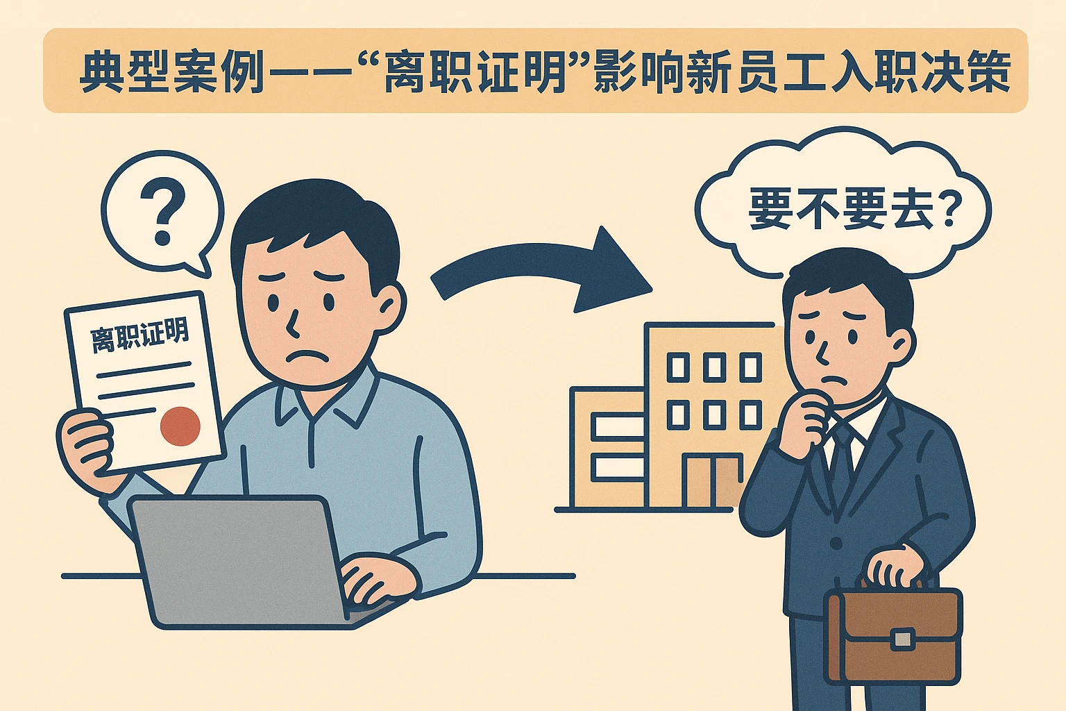 典型案例——“离职证明”影响新员工入职决策