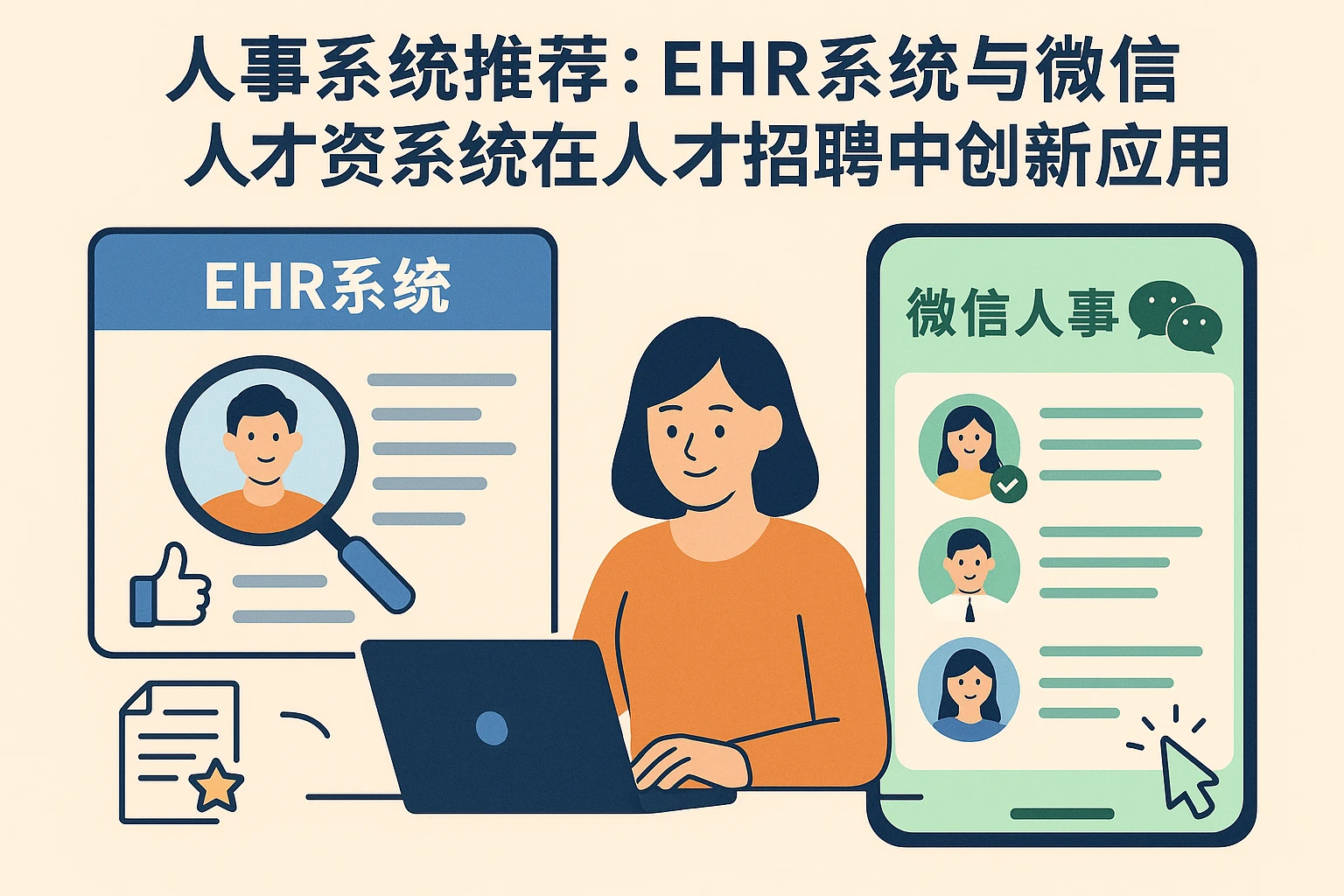 人事系统推荐：EHR系统与微信人事系统在人才招聘中的创新应用