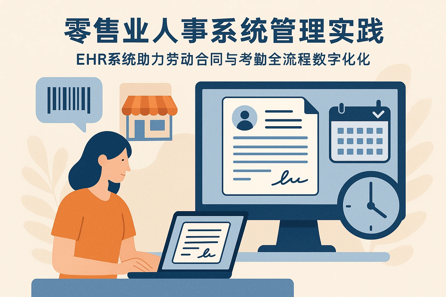 零售业人事系统管理实践：EHR系统助力劳动合同与考勤全流程数字化
