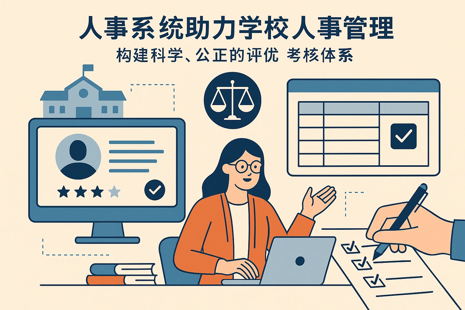人事系统助力学校人事管理：构建科学、公正的评优考核体系
