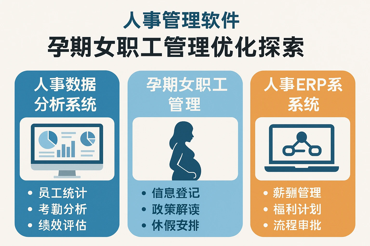 人事管理软件在人事数据分析系统与人事ERP系统下的孕期女职工管理优化探索