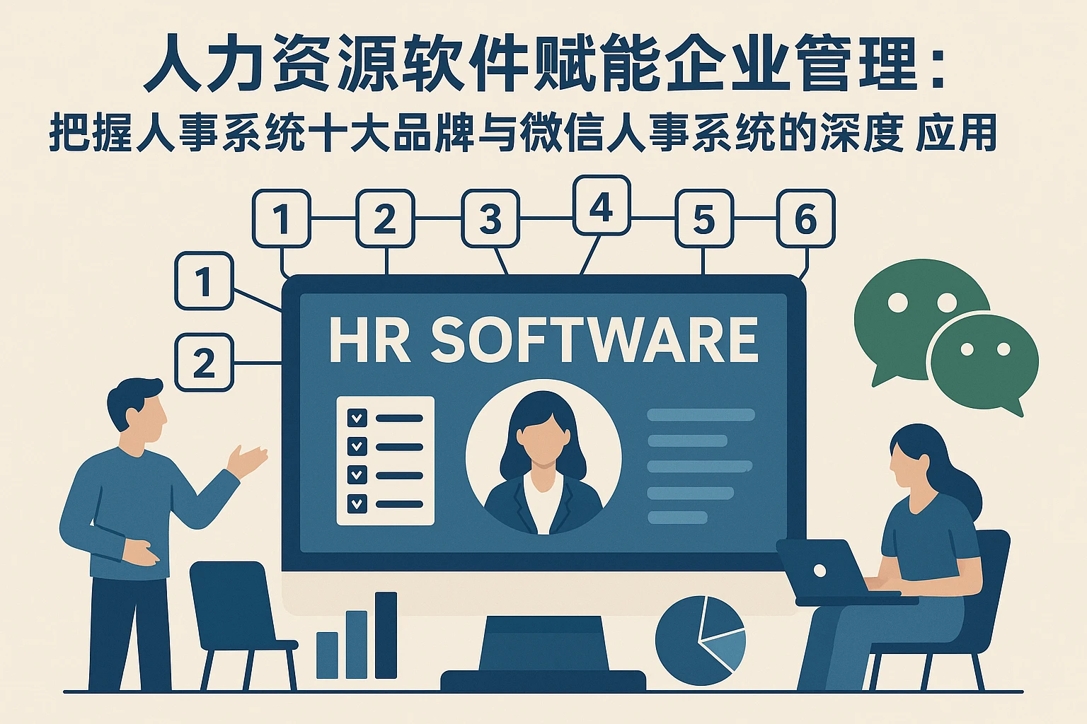 人力资源软件赋能企业管理：把握人事系统十大品牌与微信人事系统的深度应用