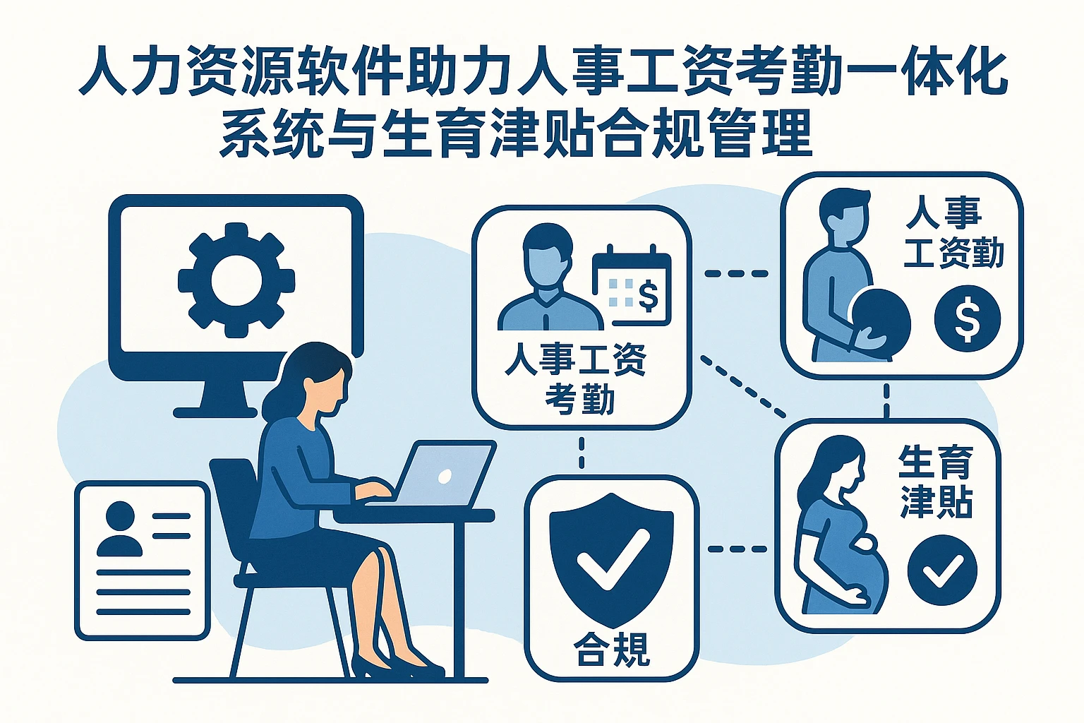 人力资源软件助力人事工资考勤一体化系统与生育津贴合规管理