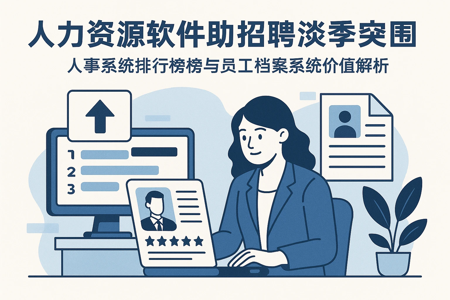 人力资源软件助力招聘淡季突围——人事系统排行榜与员工档案系统价值解析