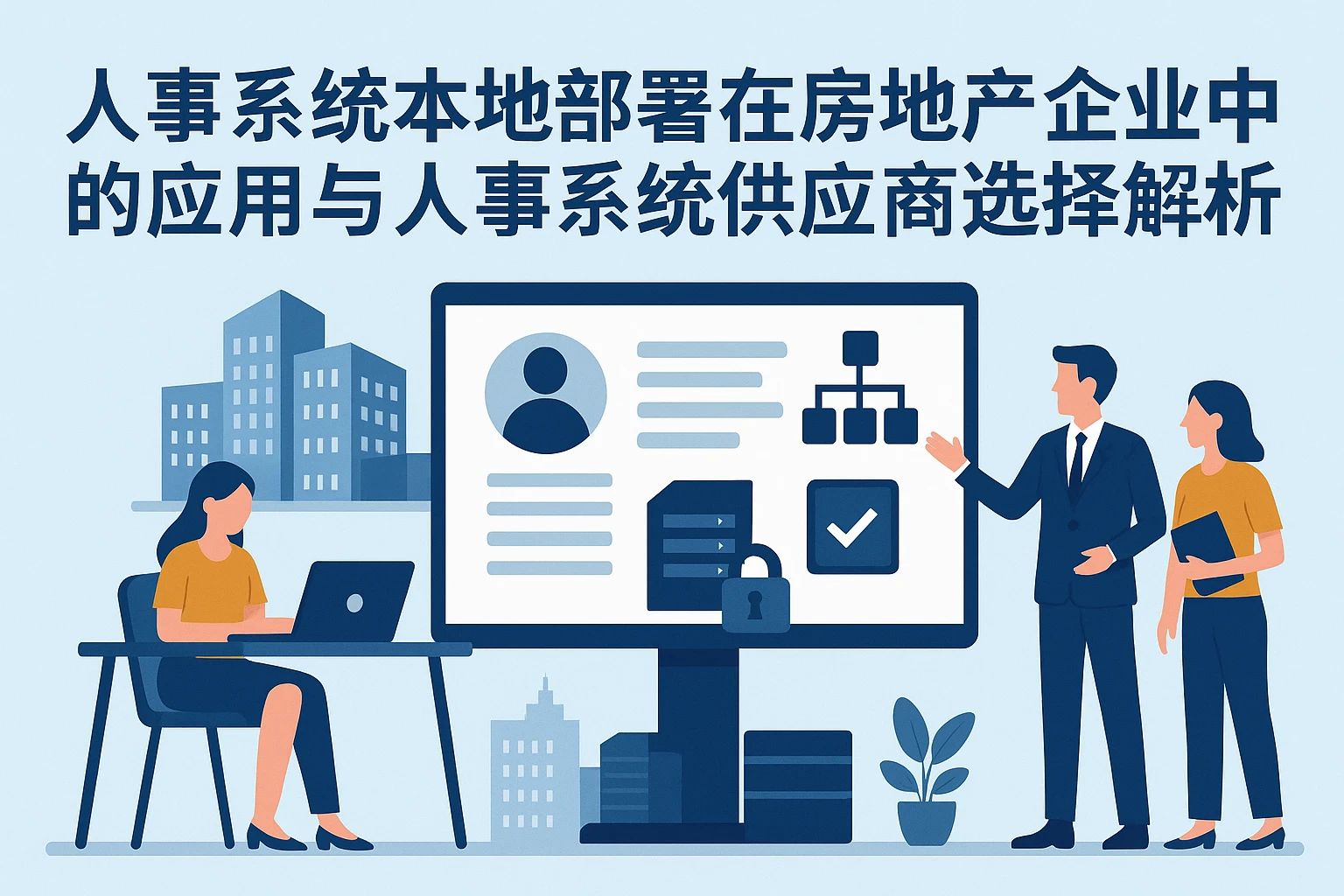 人事系统本地部署在房地产企业中的应用与人事系统供应商选择解析