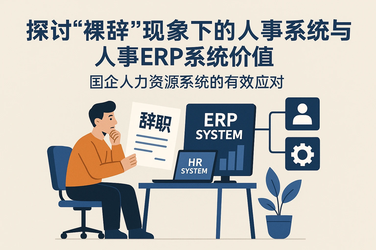 探讨“裸辞”现象下的人事系统与人事ERP系统价值——国企人力资源系统的有效应对