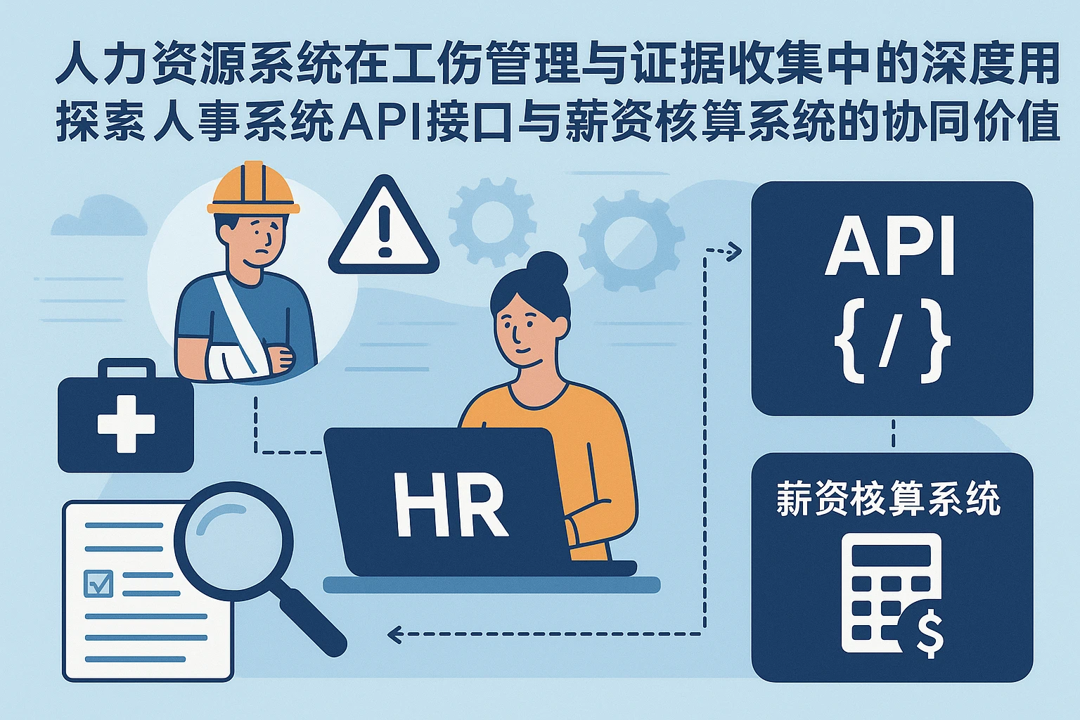 人力资源系统在工伤管理与证据收集中的深度应用：探索人事系统API接口与薪资核算系统的协同价值