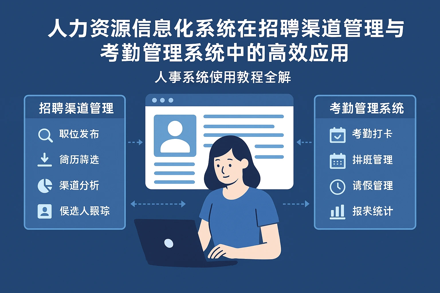 人力资源信息化系统在招聘渠道管理与考勤管理系统中的高效应用——人事系统使用教程全解