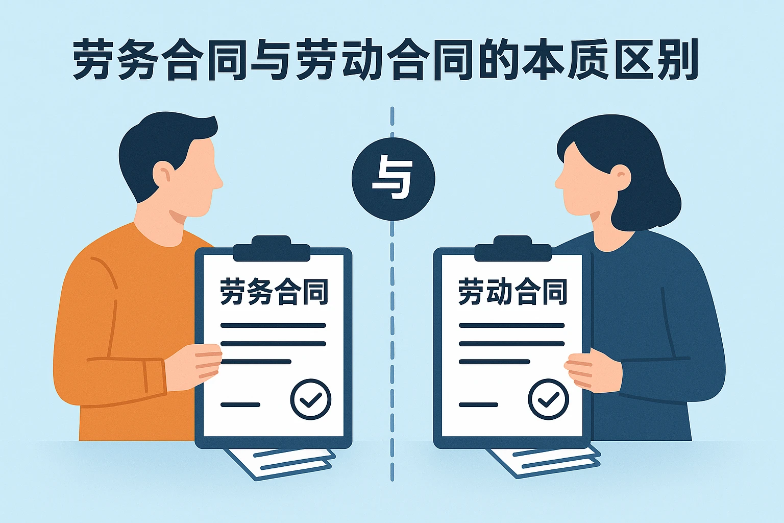 劳务合同与劳动合同的本质区别