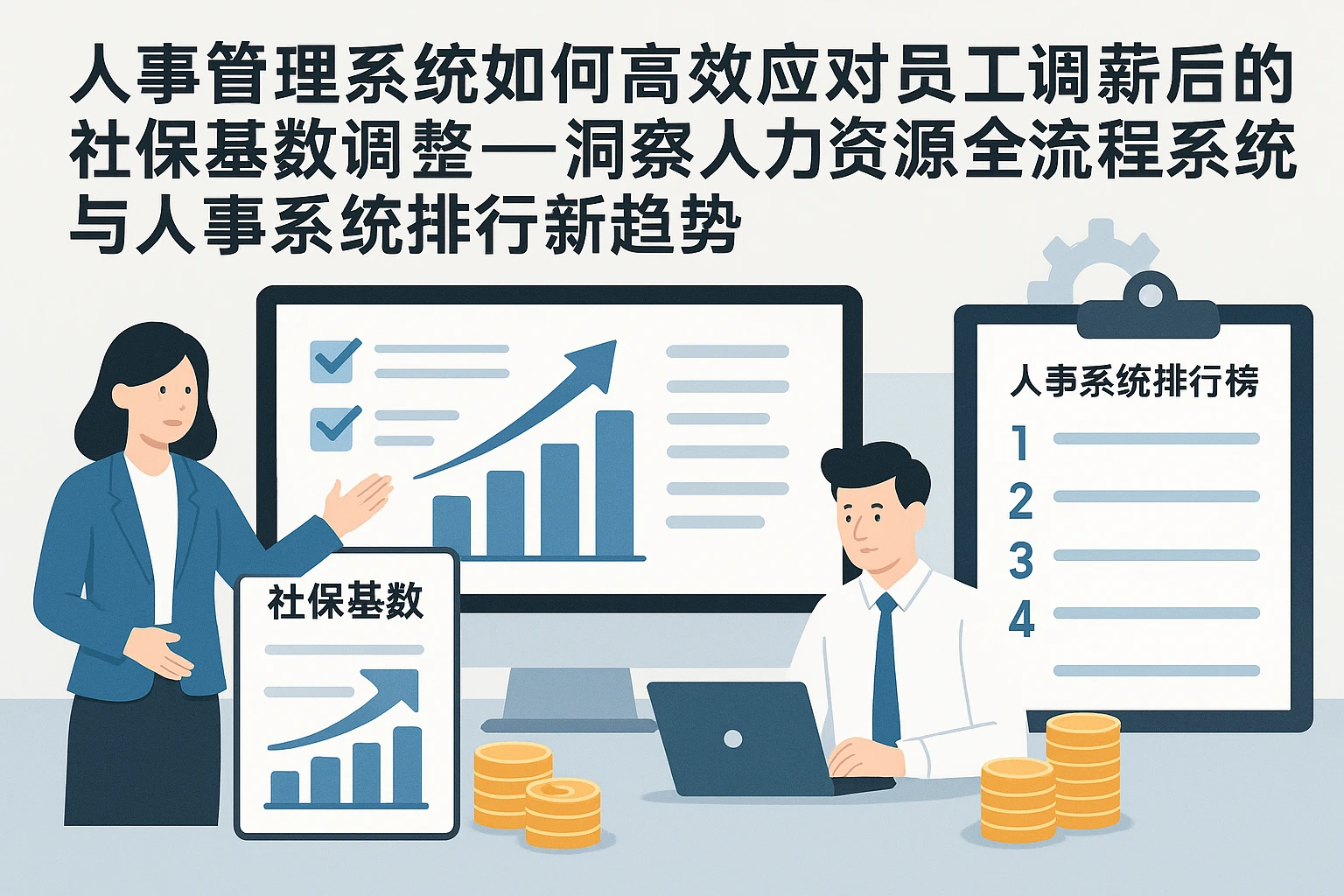 人事管理系统如何高效应对员工调薪后的社保基数调整——洞察人力资源全流程系统与人事系统排行榜新趋势