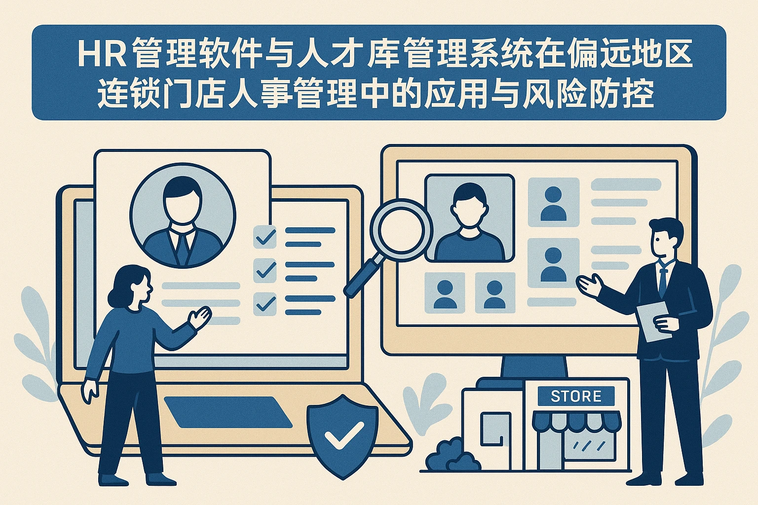 HR管理软件与人才库管理系统在偏远地区连锁门店人事管理中的应用与风险防控