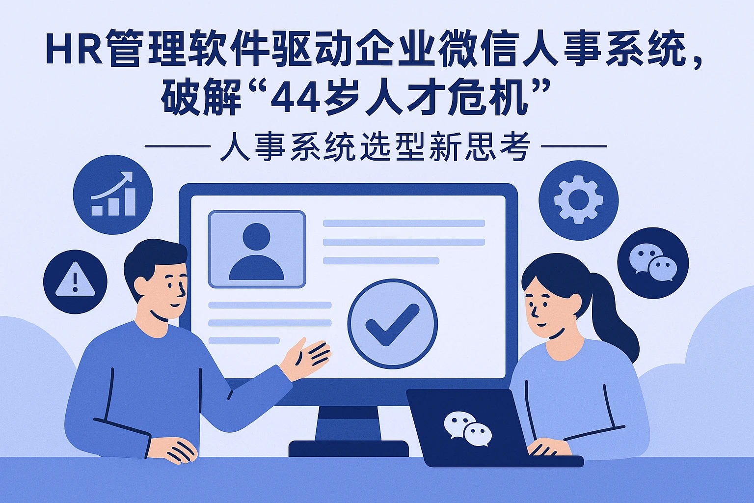 HR管理软件驱动企业微信人事系统创新，破解“44岁人才危机”——人事系统选型新思考