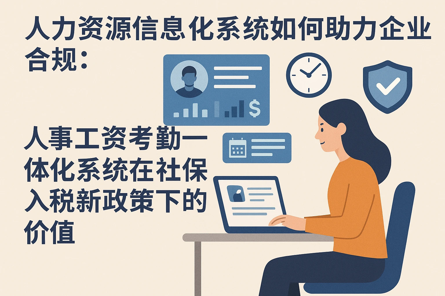 人力资源信息化系统如何助力企业合规：人事工资考勤一体化系统在社保入税新政策下的价值