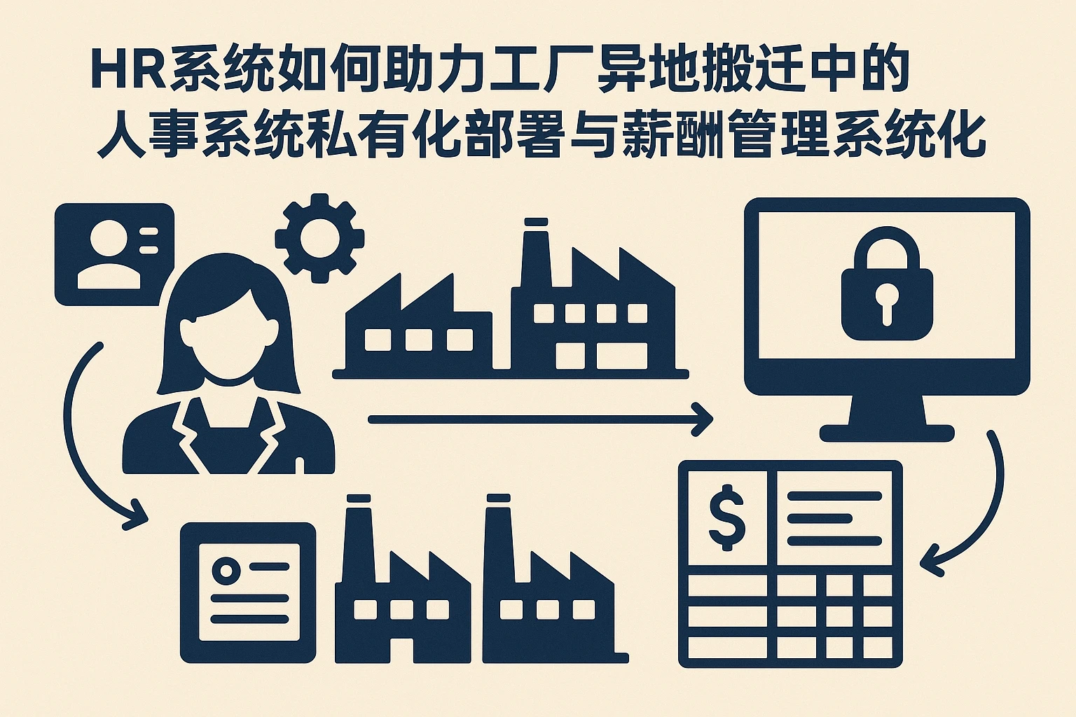 HR系统如何助力工厂异地搬迁中的人事系统私有化部署与薪酬管理系统优化