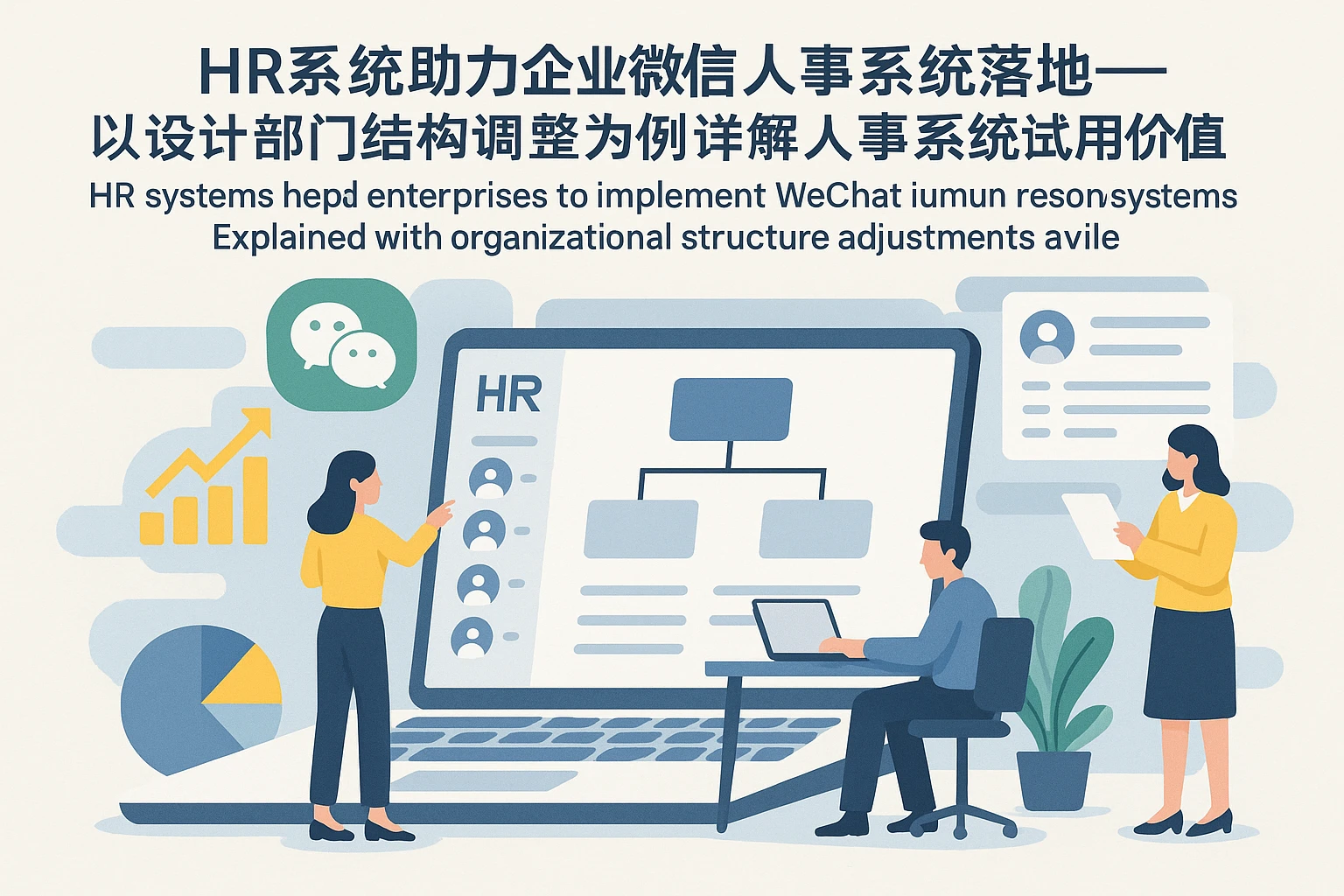 HR系统助力企业微信人事系统落地——以设计部门结构调整为例详解人事系统试用价值